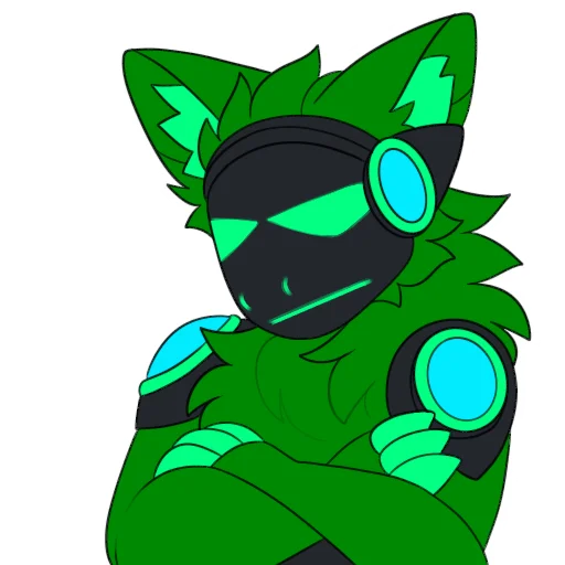 😐 Стикер «Blass The Protogen 2» для Telegram
