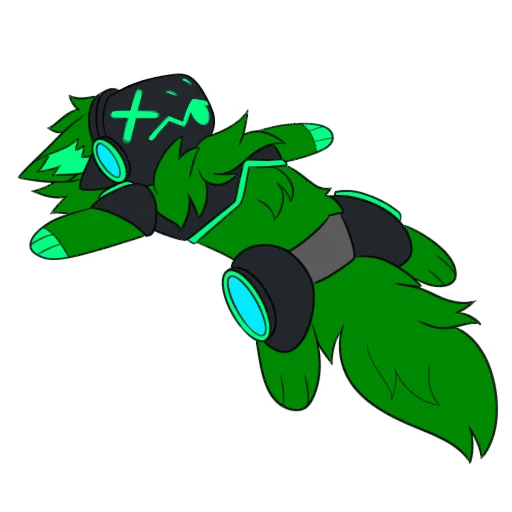 😵 Стикер «Blass The Protogen 2» для Telegram