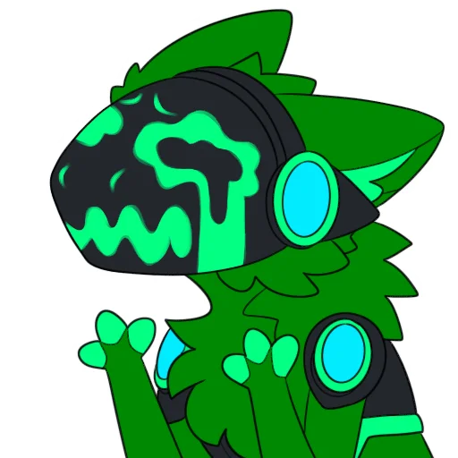😭 Стикер «Blass The Protogen 2» для Telegram