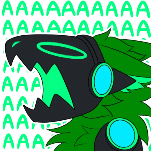 🗣 Стикер «Blass The Protogen 2» для Telegram