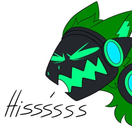 😾 Стикер «Blass The Protogen 2» для Telegram