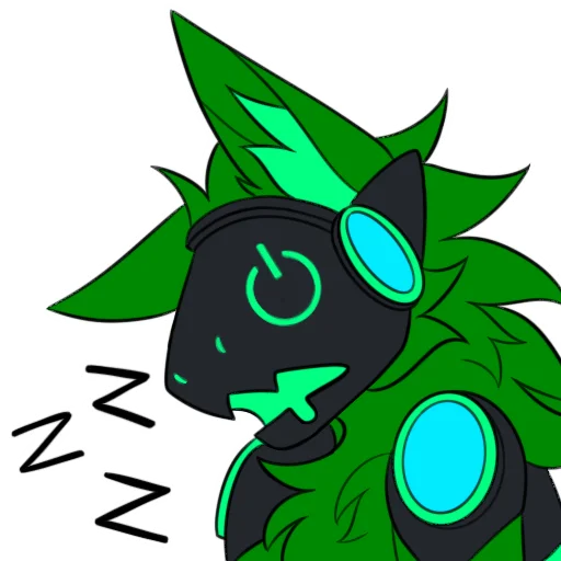 🥱 Стикер «Blass The Protogen 2» для Telegram