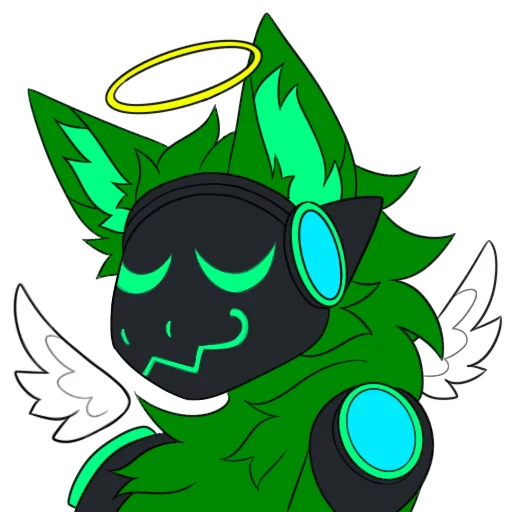 😇 Стикер «Blass The Protogen 2» для Telegram