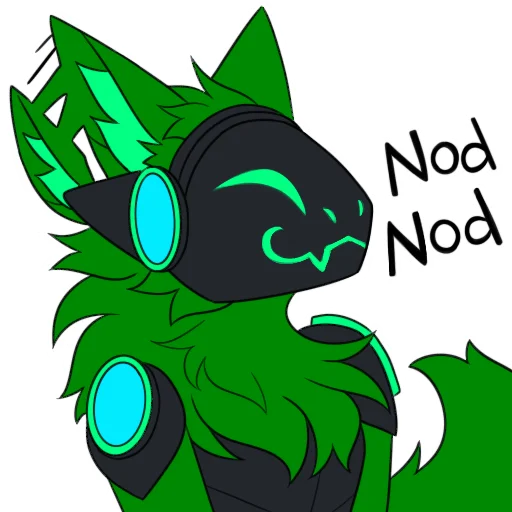👌 Стикер «Blass The Protogen 2» для Telegram