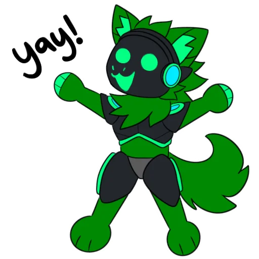 🎉 Стикер «Blass The Protogen 2» для Telegram