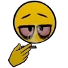 Стикер 5 😊 Cursed Emoji - курсед смайлы статичные