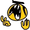 Стикер 43 😊 Cursed Emoji - курсед смайлы статичные