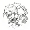 Стикер 61 Blue Lock