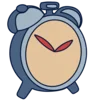 ⏰ Эмодзи «Синие и голубые буквы» для Telegram