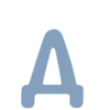 🅰️ Эмодзи «Синие и голубые буквы» для Telegram