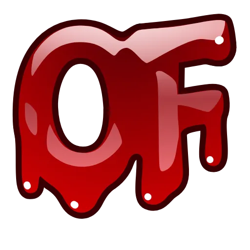 Стикер 28 Bloody Font Emoji