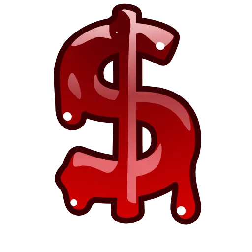 Стикер 53 Bloody Font Emoji