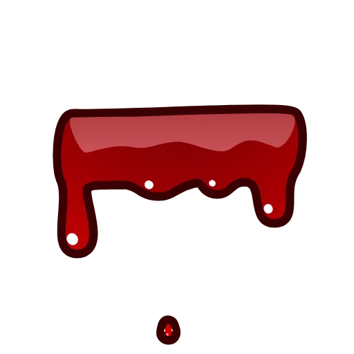 Стикер 41 Bloody Font Emoji