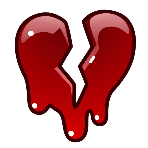 Стикер 58 Bloody Font Emoji