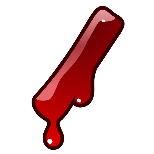 Стикер 42 Bloody Font Emoji