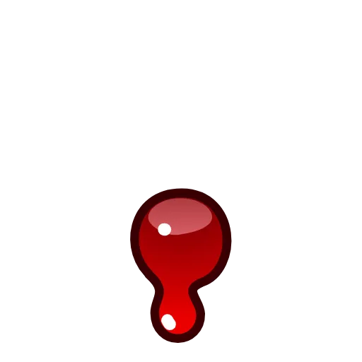 Стикер 45 Bloody Font Emoji