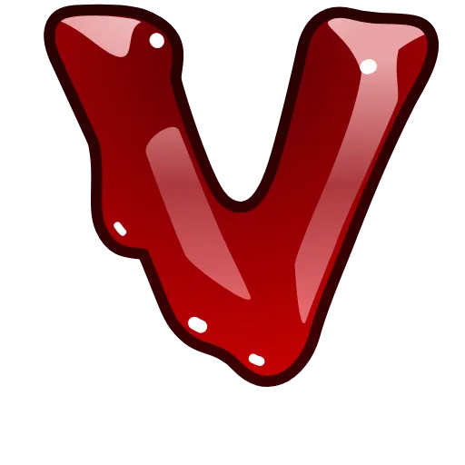 Стикер 22 Bloody Font Emoji
