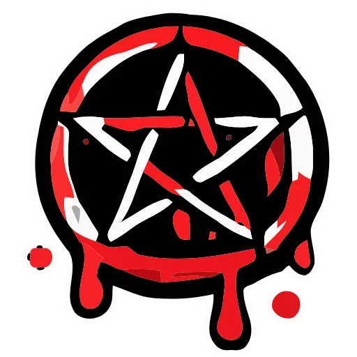 Стикер 33 Bloody Red