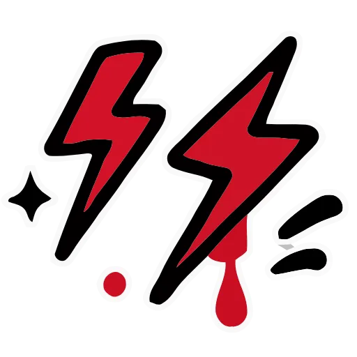 Стикер 14 Bloody Red