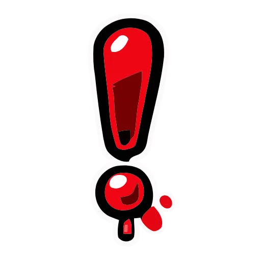 Стикер 26 Bloody Red