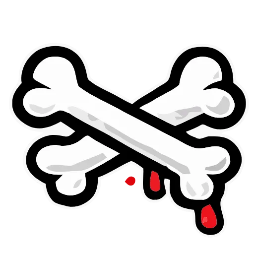 Стикер 23 Bloody Red
