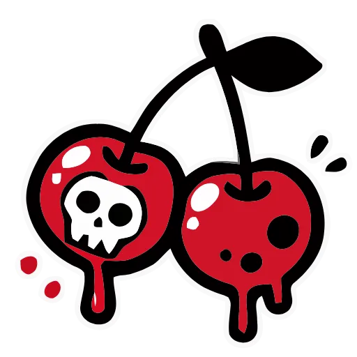 Стикер 3 Bloody Red