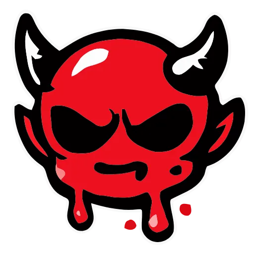 Стикер 31 Bloody Red