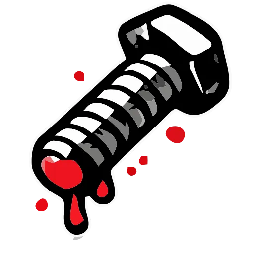 Стикер 13 Bloody Red