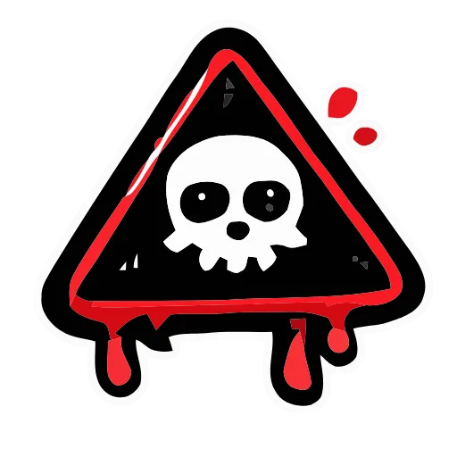 Стикер 36 Bloody Red