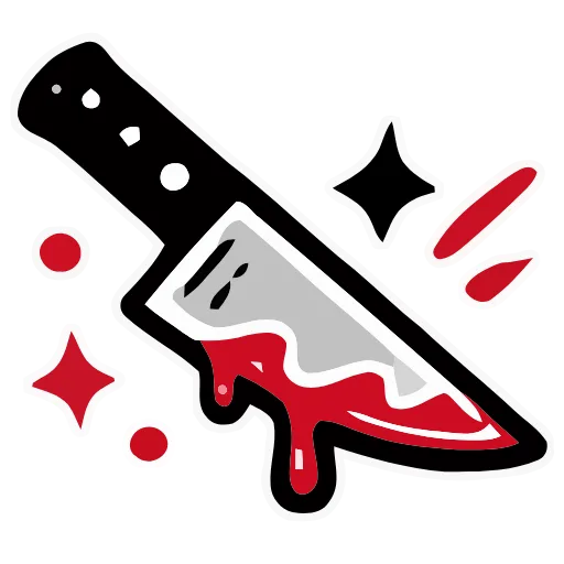 Стикер 22 Bloody Red