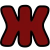 🤩 Эмодзи «Темно-красные буквы» для Telegram