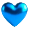 Обложка набора 💙 Набор эмоджи с синей и голубой эстетикой