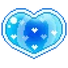 Стикер 49 Blue Aesthetic ୧