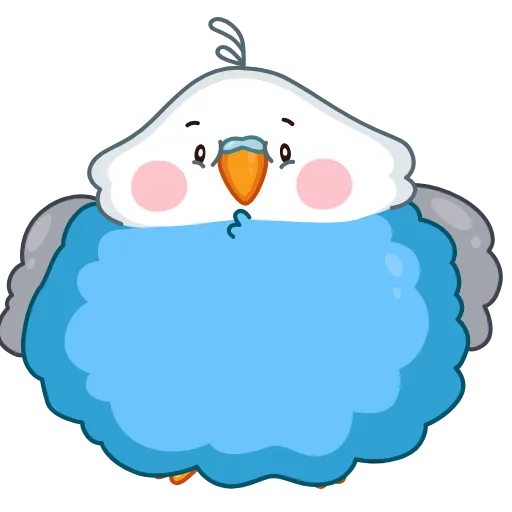Стикер 31 Blue Bird ×