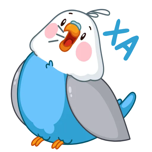 Стикер 36 Blue Bird ×