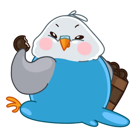 Стикер 27 Blue Bird ×