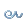 🎀 Эмодзи «Голубые буквы» для Telegram