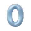 0️⃣ Эмодзи «Голубые буквы» для Telegram