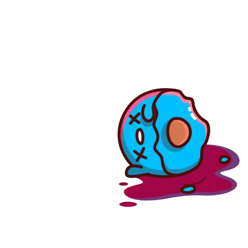 Стикер 10 Blue Cherry