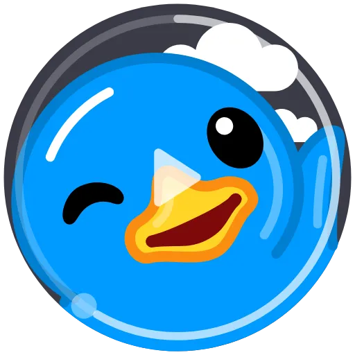 Стикер 24 Blue Duck