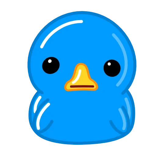 Стикер 6 Blue Duck