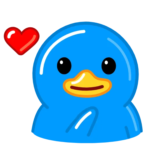 Стикер 22 Blue Duck
