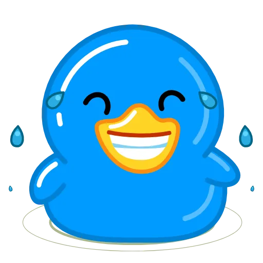 Стикер 13 Blue Duck