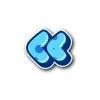 Стикер 50 BluePanda