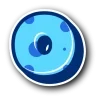 Стикер 16 BluePanda