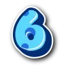 Стикер 40 BluePanda