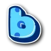 Стикер 30 BluePanda