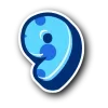 Стикер 43 BluePanda