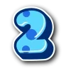 Стикер 36 BluePanda