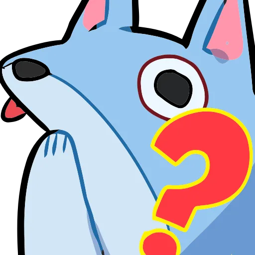 Стикер 2 Blue Fox